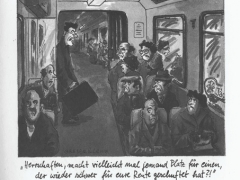 Rente, straßenbahn, Platz für jemand, der für euere Rente schuftet