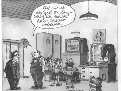 Arbeiten statt WM-fernsehen