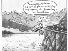 Guidomobil am Abgrund