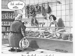 Greser&Lenz fÃ¼r die Politik, 1999, Aufschwung ist da, Metzgerei