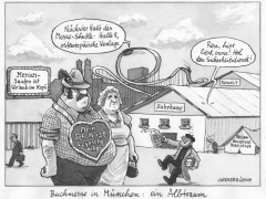 FAZ-Buchmessenstand-Dekorationsbild, 6.10.2003