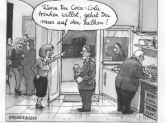 Greser&Lenz fÃ¼r die Politik, 7.4.2003, Irakkrieg, Cola nur auf dem Balkon