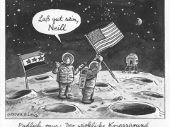 Greser&Lenz fÃ¼r die Politik, 10.6.2003, Irakkriegsgrund, Mondlandung
