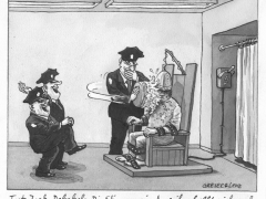 Greser&Lenz fÃ¼r die Sonntagszeitung, 5.11.2003, Irakdebakel, elektrischer Stuhl