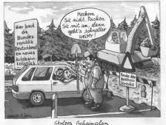 Autobahn,Stolpes Geheimplan,Baustelle