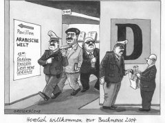 Greser&Lenz fÃ¼r das Feuilleton, 4.10.2004, Buchmesse 2004, Saddam