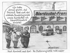 Cdu,Merz geht,Bierdeckelhersteller in Sorge