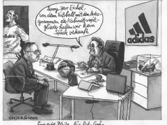 eichel,autogramme der kabinettsmitglieder