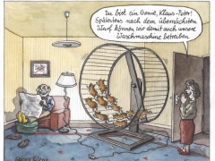 Hamsterrad,Energie sparen