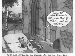 Kirchenmaus,erstes Opfer der Finanznot der Kirche