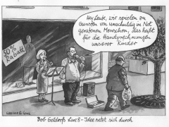 Bob Geldorfs Idee setzt sich durch