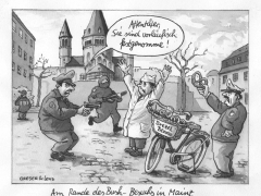 Bushbesuch in Deutschland,Mainz