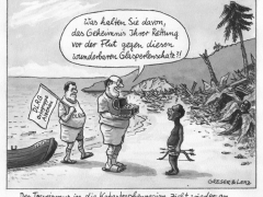 Greser&Lenz fÃ¼r die Politik, 11.1.2005, Flutwelle, Glasperlen