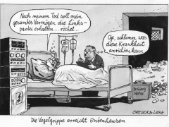 vogelgrippe, entenhausen, dagobert, linkspartei