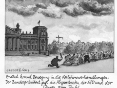 wahl 2005, koalitionsverhandlungen, abgeordnete zum teufel gejagt