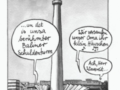 Berlin ist pleite, Schuldenturm