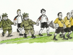 bundeswehr bei der wm, einmarsch der mannschaft