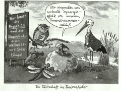 fusion zwischen frosch und storch