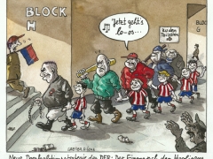 Hooligans, Einmarsch mit Balljungen an der Hand