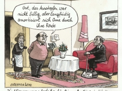 rente, oma ausgestopft,