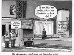 Bahnstreik, Deutsche ahnungslos