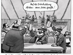 G-8-Gipfel, Afrika, Bierzelt