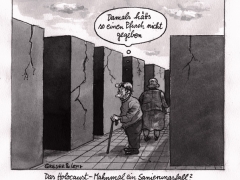 Holocaustdenkmal, Risse,