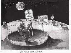 Mond wird deutsch