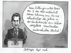 Oettinger legt nach, Filbinger Rede
