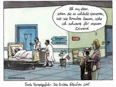 terror in england, krankenhaus