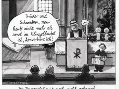 Terror, Pfarrer konvertiert, Klingelbeutel