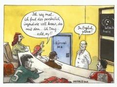 Univorlesung auf Englisch