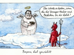 Strauss bittet Teufel Beckstein zu holen