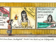 Charlotte Roche in der Werbung