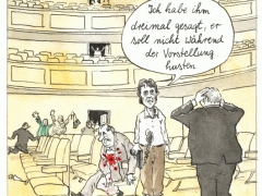 Christian Klar bei Peymann