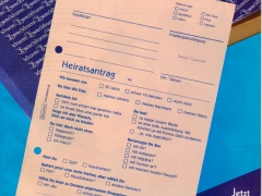 Heiratsantragsformular, 2001