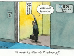 Rezession, dt. Wirtschaft schrumpft