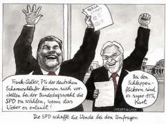 SPD, Umfrage, Scherenschleifer, Schlappenflicker