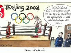 Dalai Lama als Sparringspartner, olympia