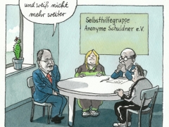Arbeit von Schuldnerberatern