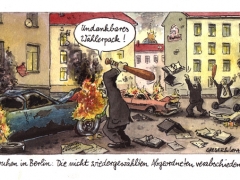 Wahl 2009, Unruhen in Berlin