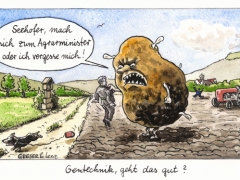 Gentechnik, Kartoffel wird Agrarminister