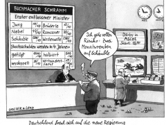 Regierungsbildung, Buchmacher Schramm