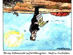 Westerwelle, Antrittstour, Australien