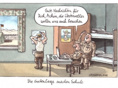 Guttenbergs, Westerwelles zu Besuch in Kundus