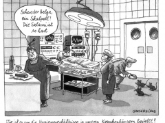 Hygiene im Krankenhaus, Skalpell für Salami