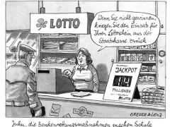 Bankenrettung, Lottostelle