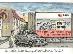 Berlin, Auitos brennen