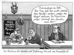 Feuilleton, Akademie für Sprache will umziehen