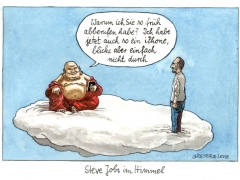 Steve Jobs im Himmel